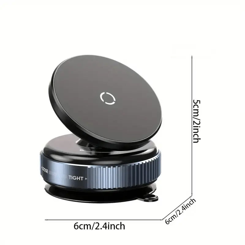360° Rotating Magnetic Phone Holder, Cellphone Mount, Smartphone Holders, Portable Car Suction Cup Mount, Compatible with All Smartphones, for Home, Car, Office, Secure for Navigation, Calls, Videos & Charging, Daily Use and Travel